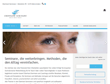 Tablet Screenshot of eberhard-seminare.ch